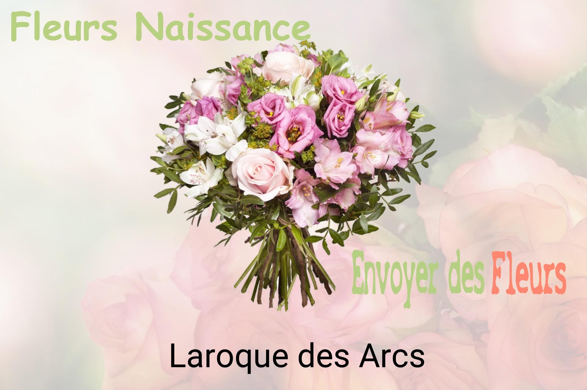 Bouquet de fleurs de naissance livré à Laroque-des-Arcs