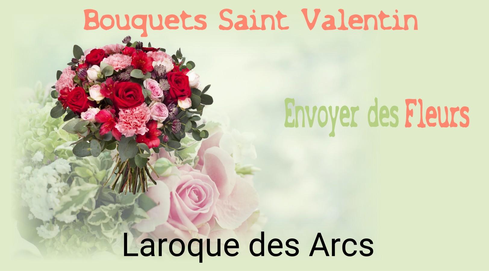 Roses de Saint-Valentin livrées à Laroque-des-Arcs